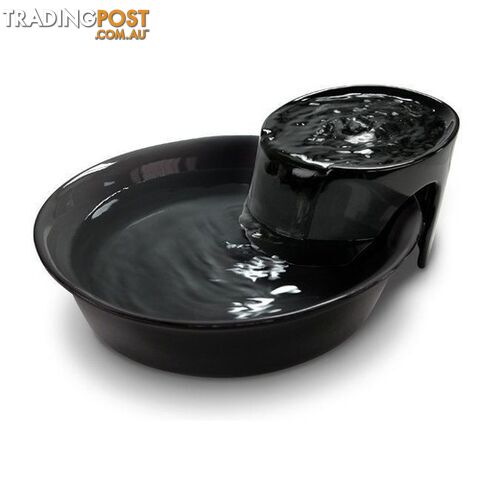 Pioneer Big Max Ceramic Pet Drinking Fountain - 3.7 litres (Black) - 3005