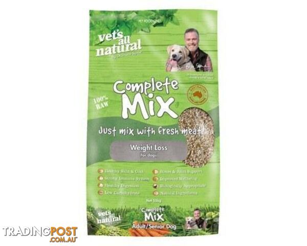 Vets All Natural Complete Mix - Weight Loss - 15kg - CMW15R