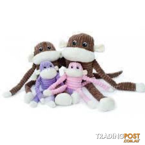 Zippy Paws Spencer the Crinkle Monkey - Brown (Extra Large) - ZP136 - photo 3 of 3