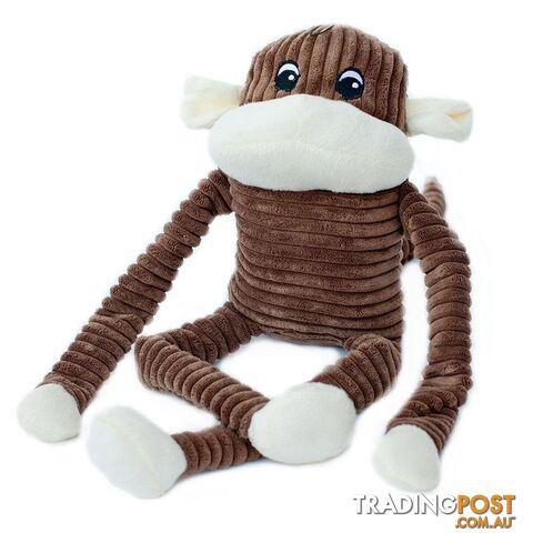 Zippy Paws Spencer the Crinkle Monkey - Brown (Extra Large) - ZP136