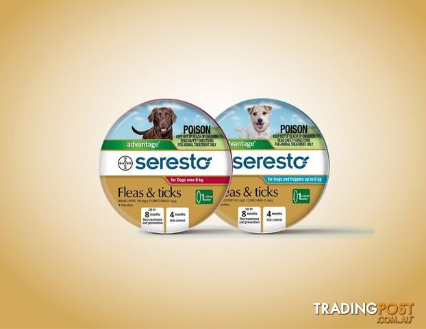 Seresto Tick & Flea Collar for Dogs 8kg+ - 2239488