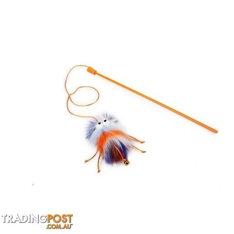All For Paws Furry Ball Fluffer Wand Orange - AFP2806 - photo 3 of 3