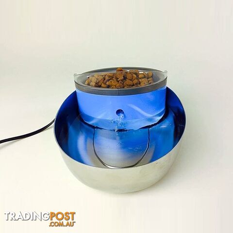 Pioneer Combined Pet Drinking Fountain & Food Bowl - 1.8 Litres - 6033 - photo 2 of 3