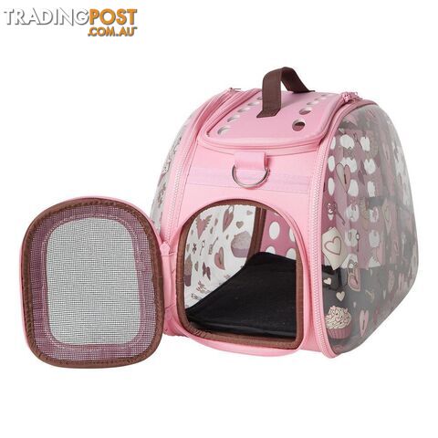 Ibiyaya Transparent Hardcase Pet Carrier - Valentine - FC1220-VT - photo 4 of 6