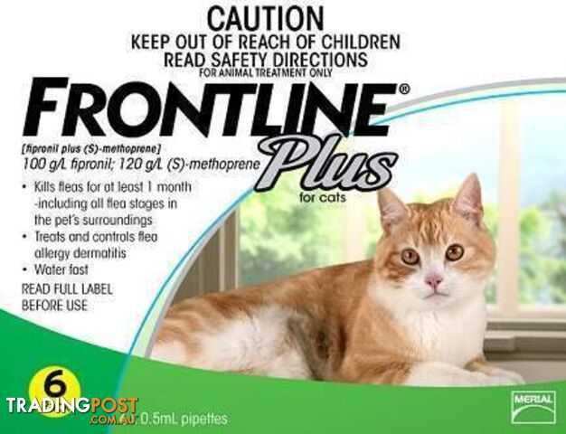 Frontline Plus for Cats - 3 Pack - 1891327