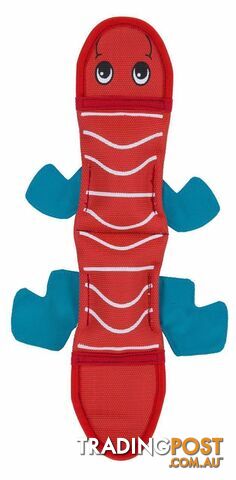 Outward Hound Fire Biterz Lizard Red / 2 Squeakers - 30009