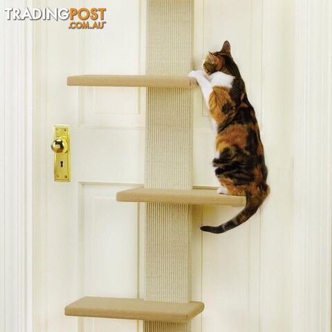SmartCat Over-the-door Cat Climber Scratch Tower - 3826