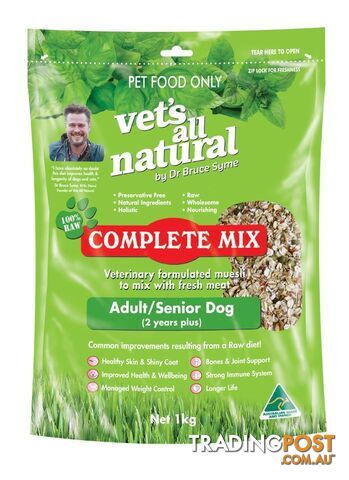 Vets All Natural Complete Mix Adult/Senior - 1kg - V2100