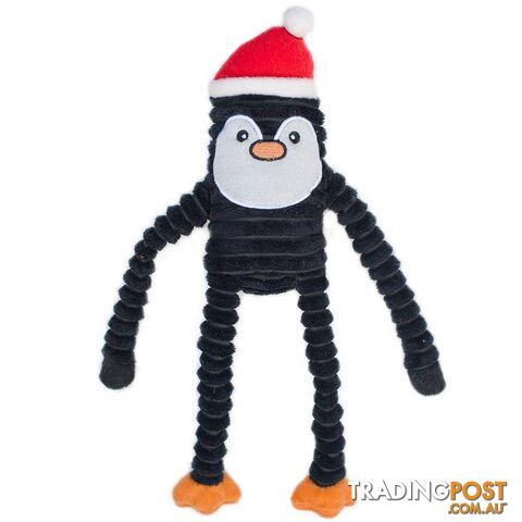 Zippy Paws Christmas Holiday Crinkle - Penguin (XL) - ZPC070