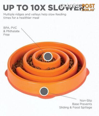 Outward Hound Fun Feeder Mini / Orange - 51004 - photo 4 of 6