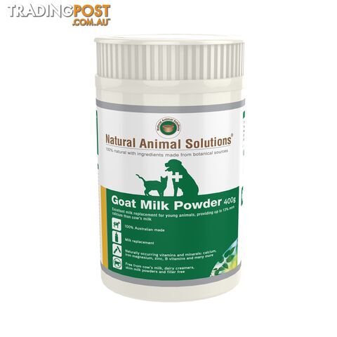 Natural Animal Solutions - Goat Milk Powder 400g - NASS3008
