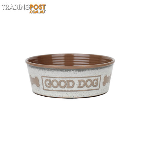 Barkley & Bella "Good Dog" Melamine Bowl - Natural - APP503.244