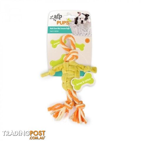 All For Paws Pups Multi Chew Mini Sweater Rope - AFP4738