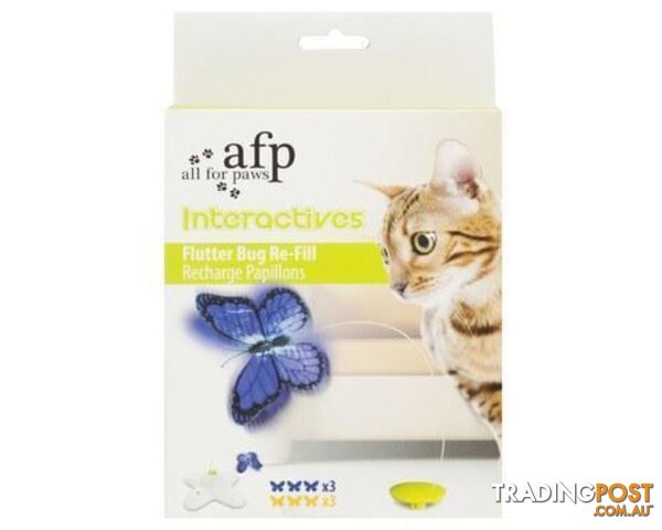All For Paws Interactives Flutter Bug 6 Pack Refill - AFP3213