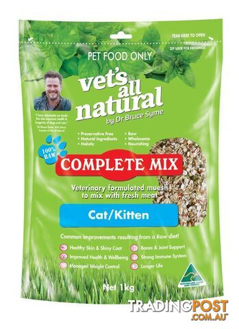 Vets All Natural Complete Mix for Cats - 1kg - V2103