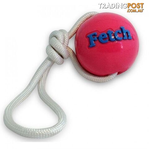 Planet Dog Orbee-Tuff Ball with Rope Pink - 68735