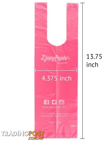 Zippy Paws Pet Waste Bags - Pink 120 Bags - ZP314 - photo 3 of 3