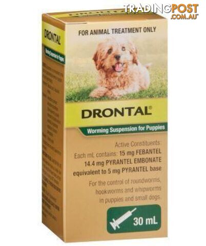 Drontal Puppy Worming Suspension Syrup - 30ml - 1891036