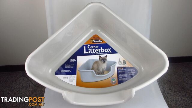 Smartcat Corner Litter Box - Gray - 3850 - photo 3 of 3