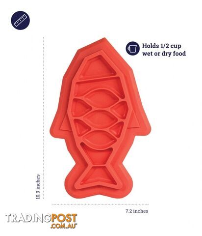 Petstages Fishie Fun Feed Mat - OH-69585 - photo 5 of 5
