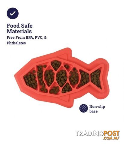 Petstages Fishie Fun Feed Mat - OH-69585 - photo 4 of 5