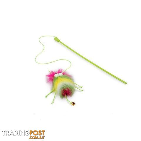 All For Paws Furry Ball Fluffer Wand Green - AFP2808 - photo 3 of 3