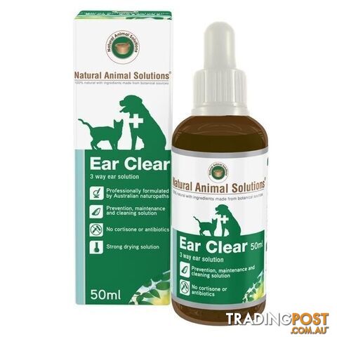 Natural Animal Solutions - Ear Clear 50ml - NASM2012