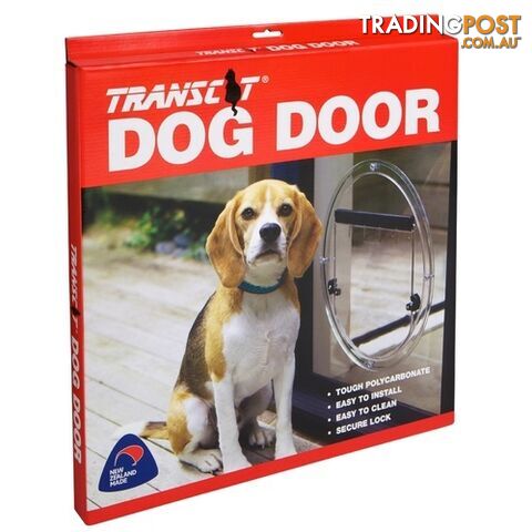 Transcat Dog Door - Clear (Glass Insert) - TCDDC001