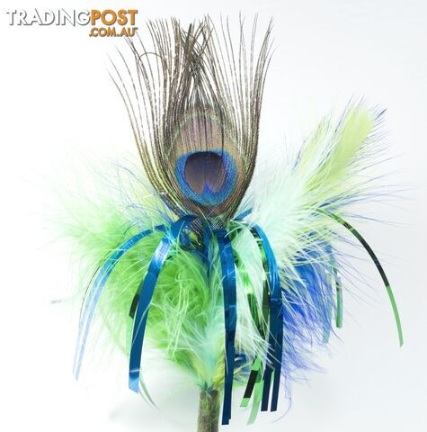 Go Cat Peacock Sparkler Cat Teaser 36 Inch - GC114