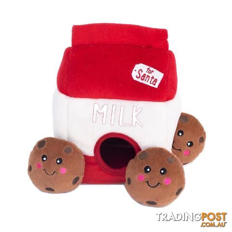 Zippy Paws Christmas Holiday Burrow - Santa's Milk and Cookies - ZP698 - photo 3 of 3