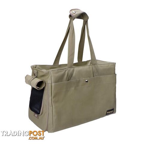 Ibiyaya Canvas Pet Tote - Army Green - FC1428-LG