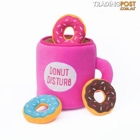 Zippy Paws Zippy Burrow - Coffee And Donutz - ZP866