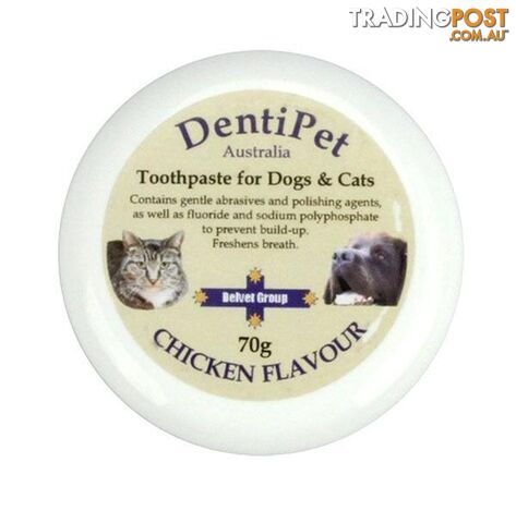 Dentipet Toothpaste for Dogs & Cats 70g - Chicken - 1945805