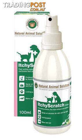 Natural Animal Solutions - Itchy Scratch 100ml - NASM2002