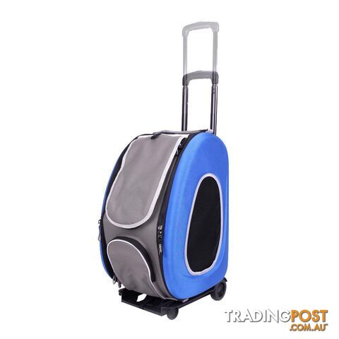 Ibiyaya EVA Pet Carrier (With Wheels) - Blue - FC1008-B - photo 4 of 6