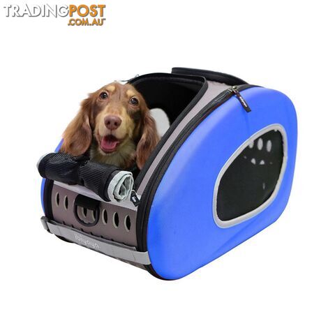 Ibiyaya EVA Pet Carrier (With Wheels) - Blue - FC1008-B - photo 3 of 6