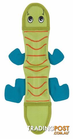 Outward Hound Fire Biterz Lizard Green / 2 Squeakers - 30010