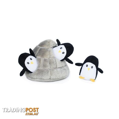 Zippy Paws Christmas Holiday Burrow - Penguin Cave - ZP856