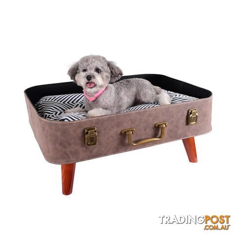 Ibiyaya Vintage Retro Suitcase Pet Bed - FB1702-BR - photo 4 of 6