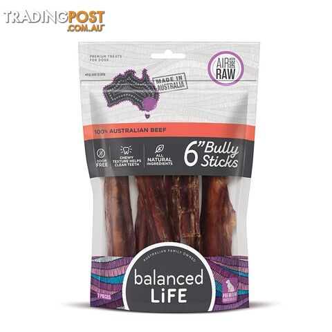 Balanced Life Beef Bully Sticks 7 Pack (6 Inch) - 440110