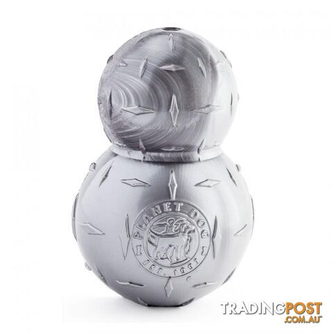 Planet Dog Orbee-Tuff Diamond Plate Ball Grey - 68787