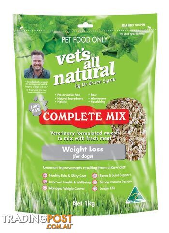 Vets All Natural Complete Mix - Weight Loss - 1kg - V2102