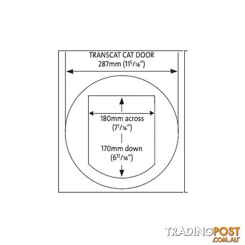 Transcat Replacement Cat Door Magnet - TCCDCM001 - photo 3 of 3