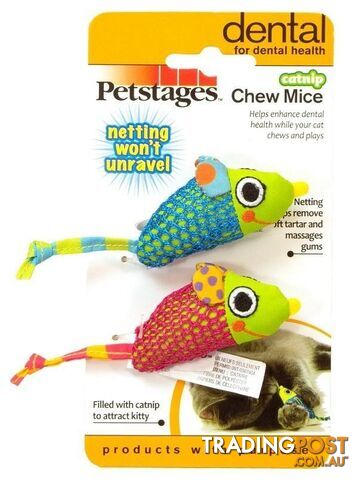 Petstages Catnip Chew Mice - PS327