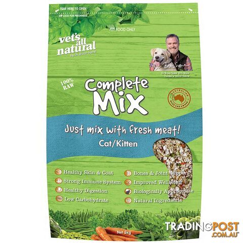 Vets All Natural Complete Mix for Cats - 5kg - CMC5
