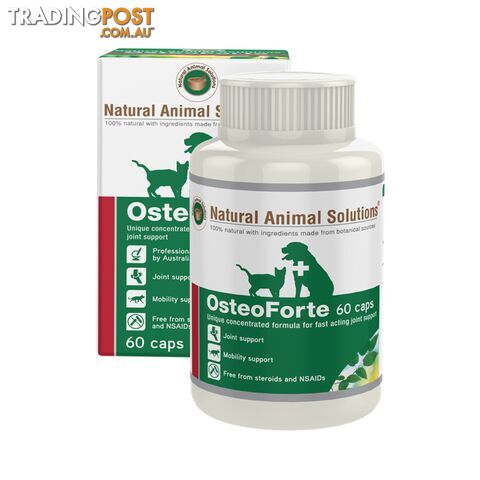 Natural Animal Solutions - Osteoforte 60 Capsules - NASM2010