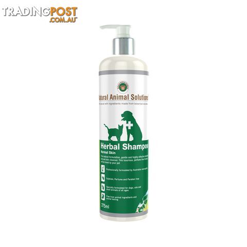 Natural Animal Solutions - Normal Herbal Shampoo 375ml - NASG4006