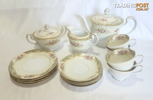 Rare 1940s Noritake Fine China Antique Set