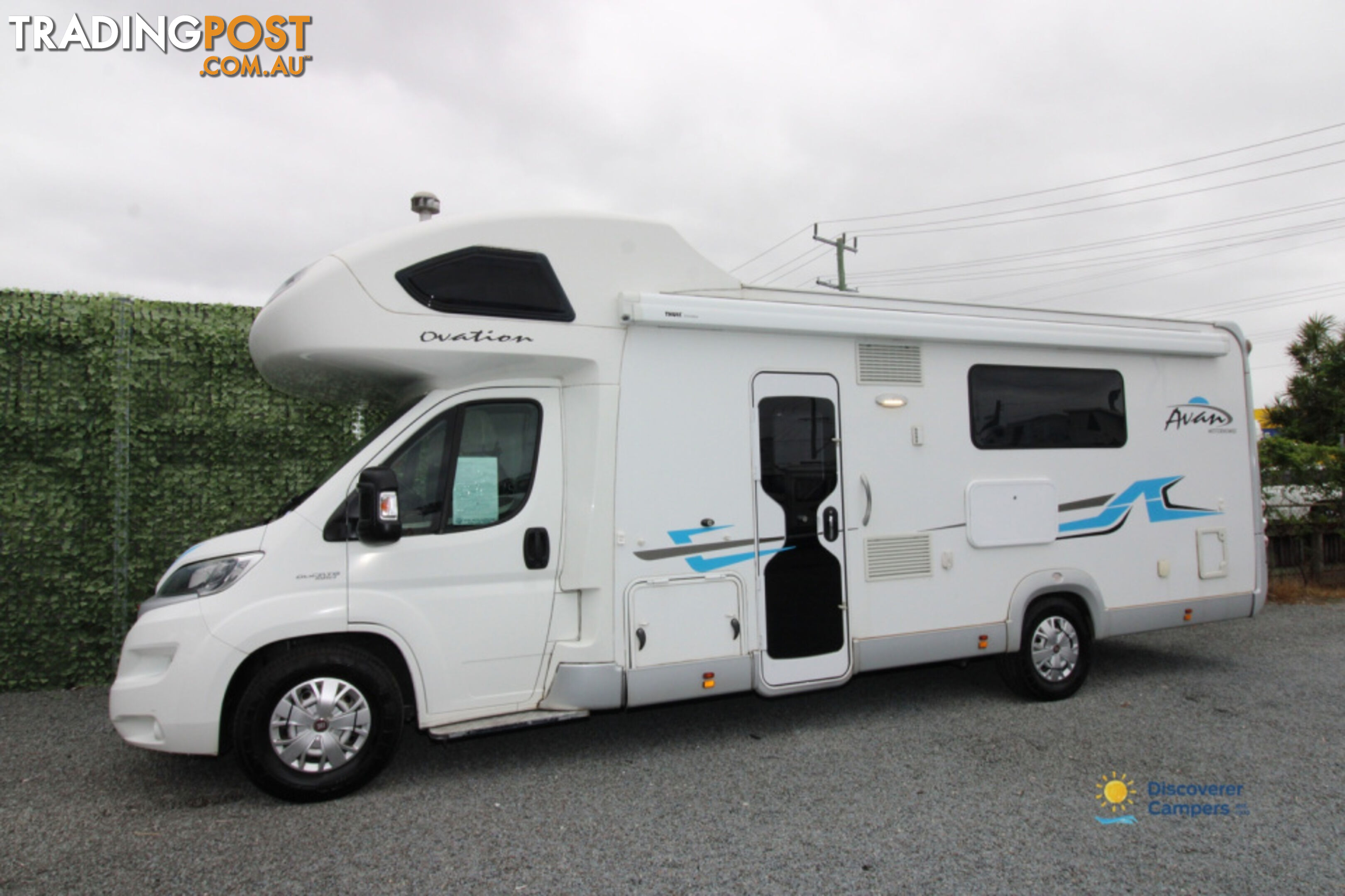 2018 Avan Ovation Fiat M7 Slide Out Island Bed Motorhome