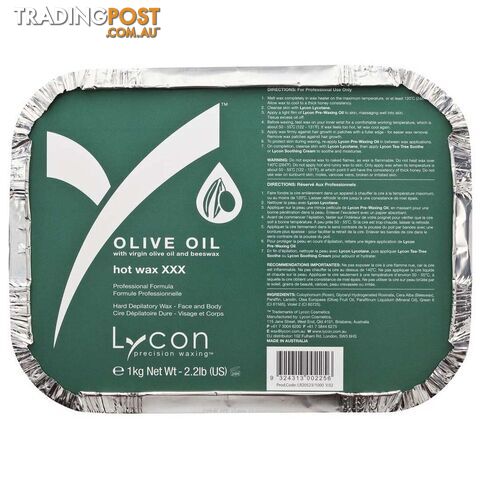 Olive Oil Hot Wax 1kg - LY1HL0171